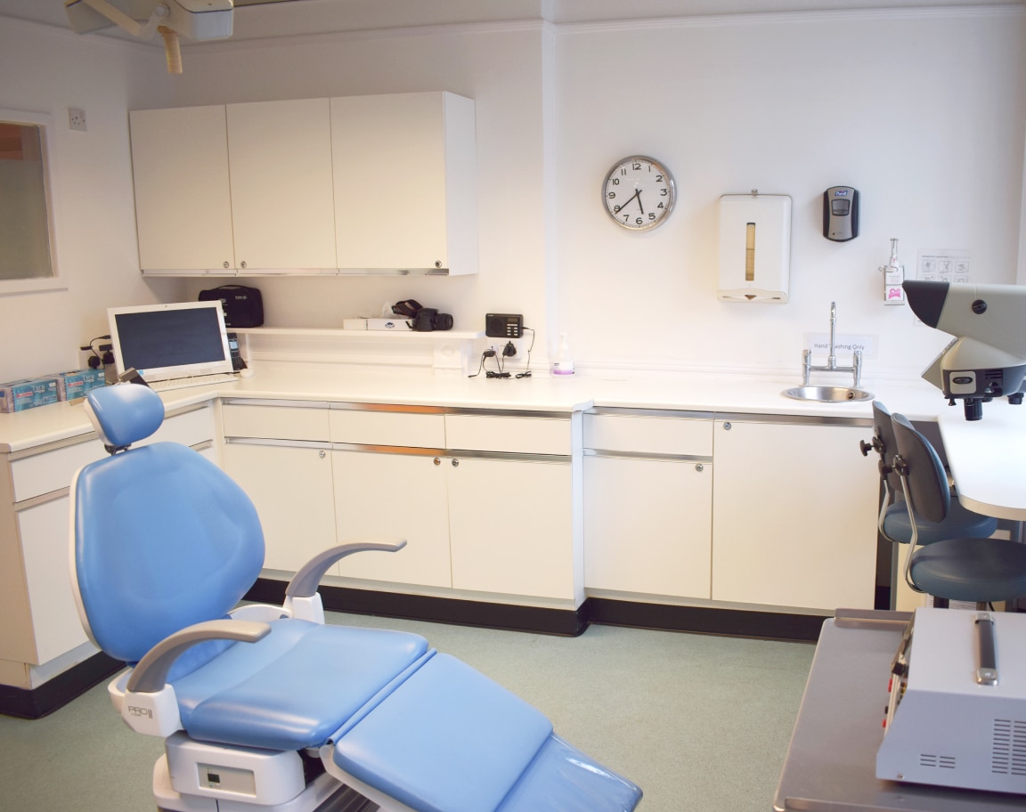 Treatment room inside Vinci Hair Clinic
